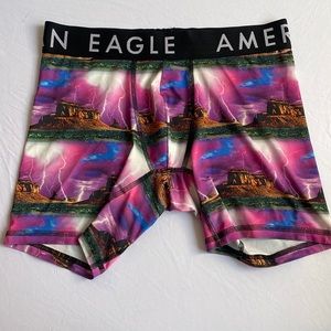 American Eagle Underwear XS Grand Canyon Lightning Print
